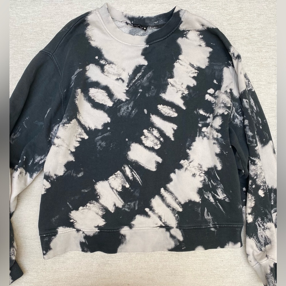 Zara watercolor effect sweatshirt